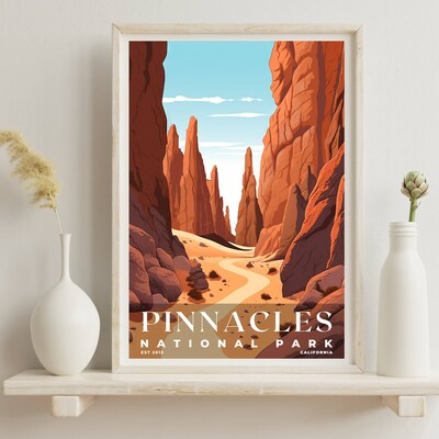 Pinnacles National Park Poster, Travel Art, Office Poster, Home Decor | S3 - image6